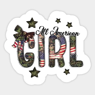 The American Girl Sticker